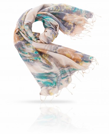 Палантин Женский S30-FLORA.MIST/MIST